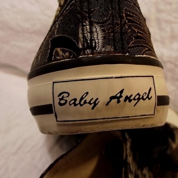 BABY ANGEL Women's Converse Hi-Top EU38, Flowery - Picture 6 of 8